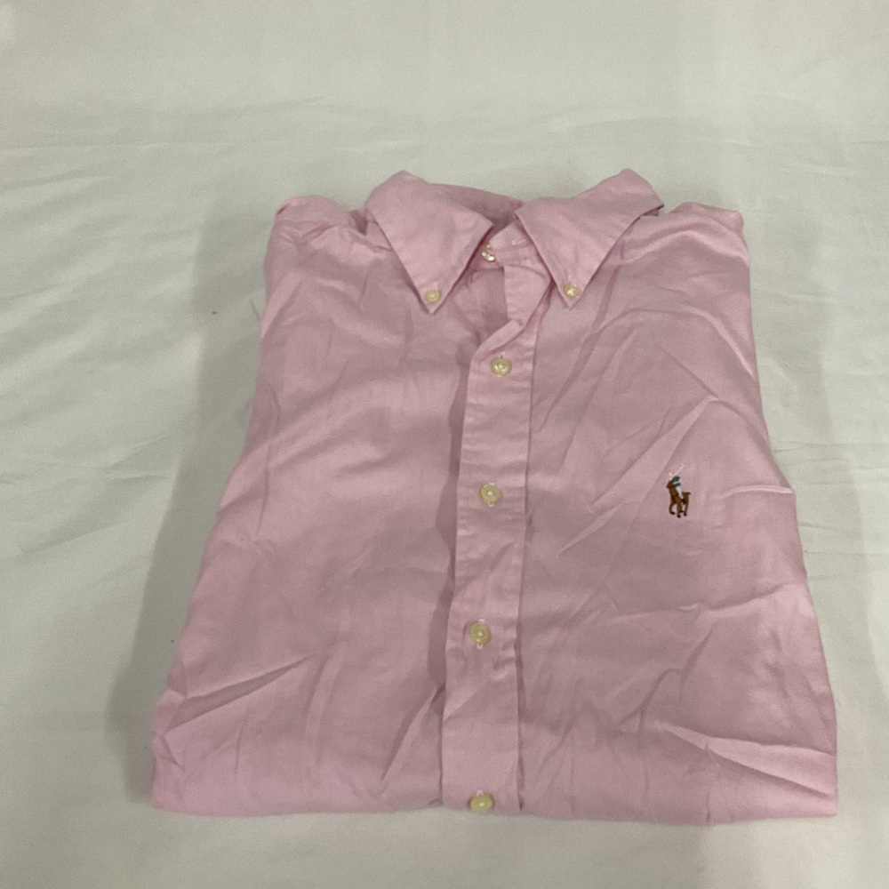 Ralph Lauren Light Pink Casual Button Down Shirt